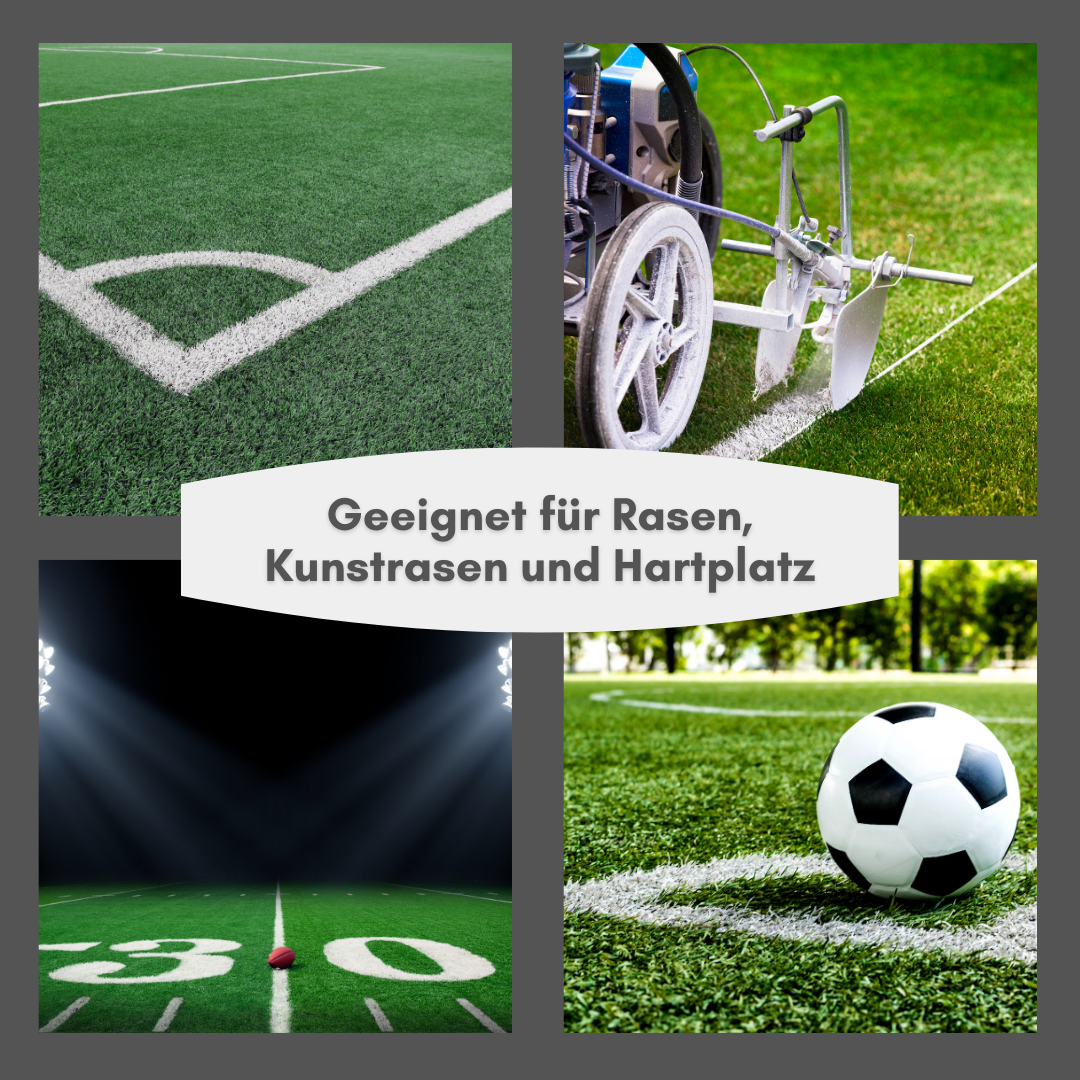 GOAT Rasenmarkierungsfarbe | Gebrauchsfertig | Rasenfarbe | Sportplatzfarbe | 14kg