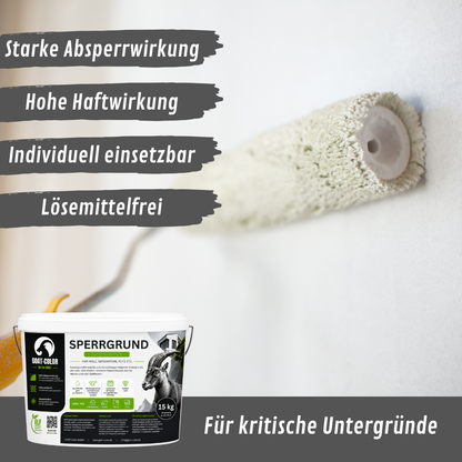 GOAT Sperrgrund / Absperrgrund – Isoliergrund & Nikotinsperre gegen Flecken für Innen und Außen