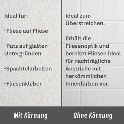 GOAT Fliesengrund – Fliesenhaftgrund zum Überstreichen oder Überfliesen | Fliese auf Fliese Grundierung