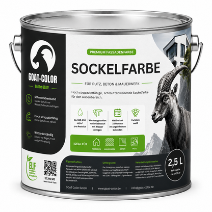 GOAT Sockelfarbe | Robust | Strapazierfähig | Abwaschbar