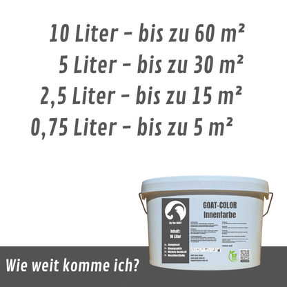 GOAT Innenfarbe | Premium Wandfarbe | Hochdeckende Designerfarbe