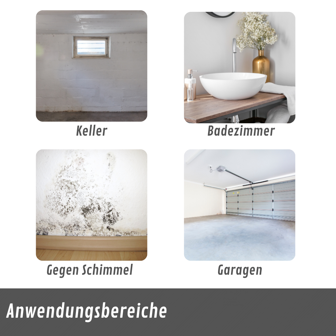 GOAT Kalkfarbe | Schimmelhemmende Wandfarbe | Hochatmungsaktiv für Feuchträume