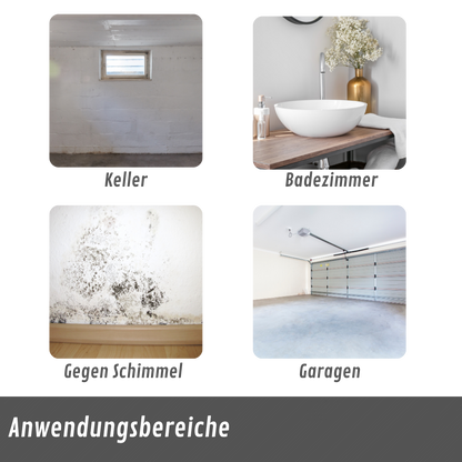 GOAT Kalkfarbe | Schimmelhemmende Wandfarbe | Hochatmungsaktiv für Feuchträume