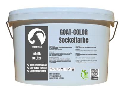 GOAT Sockelfarbe | Robust | Strapazierfähig | Abwaschbar
