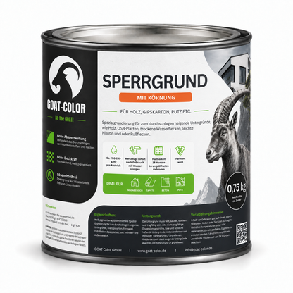 GOAT Sperrgrund & Nikotinsperre – Isoliergrund gegen Flecken, innen & außen