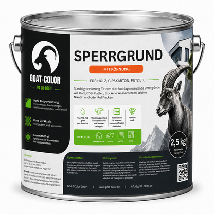 GOAT Sperrgrund & Nikotinsperre – Isoliergrund gegen Flecken, innen & außen